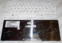 Keyboard Acer Aspire One 521,721,751,751H,TimeLine 1410,1810,TimelineX 1830,Ferrari 200 (White/Matte/UK)
