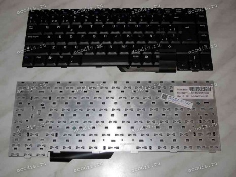 Keyboard Mitac 8599 (Black/Matte/SP) чёрная матовая