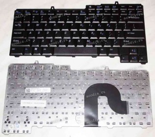 Keyboard Dell Inspirion 1300, B120, B130, Latitude 120L (Black/Matte/US) чёрная матовая