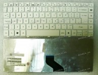 Keyboard Packard Bell EasyNote NM85 NM87 / Gateway NV49 (White/Matte/UK) белая матовая