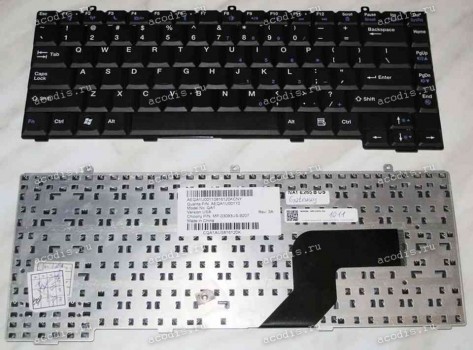 Keyboard Gateway E265, NA1 (Black/Matte/US) чёрная матовая