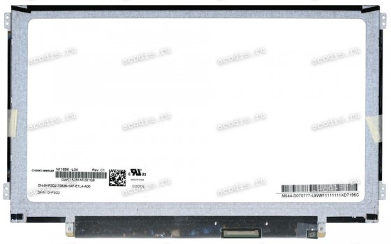 N116B6-L04 (SALE) 1366x768 LED 40 пин slim NEW