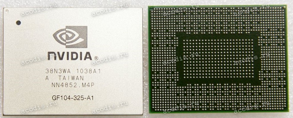 Микросхема nVidia GF104 325-A1 (GF104-325-A1) GeForce GTX 460 FCBGA-1731 (Asus p/n: 02G190017903) NEW original datecode 1038A1