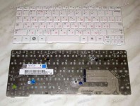 Keyboard Samsung NP-N100, N102, N145, N148, N150, N151, NB30 (p/n: BA59-02708C) (White/Matte/RUO) бел руc