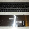 Keyboard Sony VGN-FW (p/n: A1547208B) (Black-Silver/Matte/RUO) чёрная матовая русифицированная
