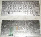 Keyboard Sony VGN-CR (p/n: 148024062) (Silver-Silver/Matte/RUO) серебряная в серебряной рамке русифициров