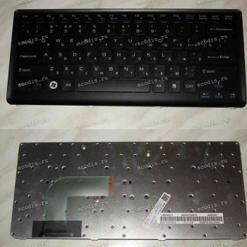 Keyboard Sony VGN-CS (p/n: 148096272) (Black-Black/Matte/RUO) чёрная в чёрной рамке русифицированая