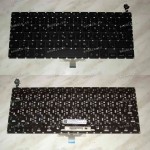 Keyboard Apple MacBook 13.3" G4 (Black/Matte/KR) чёрная матовая