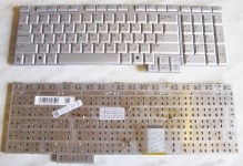Keyboard Samsung NP-M70 17" (p/n: BA59-01606C) (Silver/Matte/RUO)серебр.мат.русиф