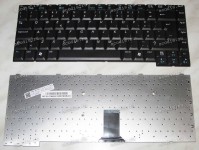 Keyboard Samsung NP-X20, NP-X25 (p/n: BA59-01384F) (Black/Matte/PO) чёрная матовая