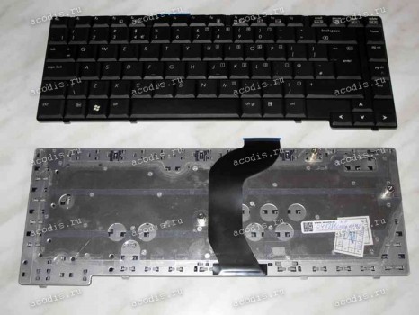 Keyboard HP/Compaq 6730B, 6735B (Black/Matte/UK) черная матовая