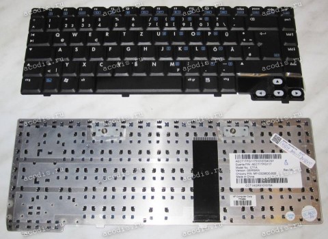 Keyboard HP/Compaq dv1000. dv1200 (Black/Matte/GR) черная матовая