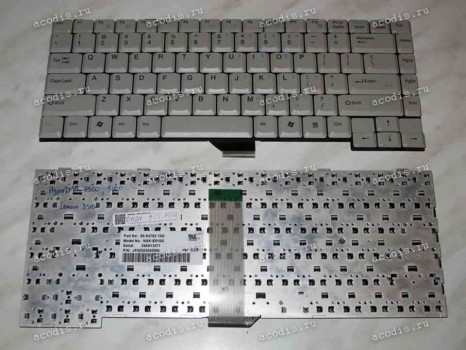 Keyboard Lenovo D300, ECS A900, HyperData 7320 (G732E), 9200 (A928), Mercury G320 (Grey/Matte/US) серая м