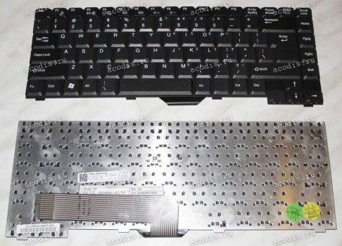 Keyboard Fujitsu Siemens Amilo Pi1536, Pi1556, M1437, M3438 (Black/Matte/US) чёрная матовая