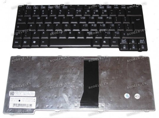 Keyboard Acer Aspire 1360, 1500, 1610, 1620, TravelMate 240, 2000, 2500 (Black/Matte/US) черная матовая