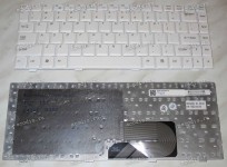 Keyboard Averatec 4000, 4100 / TCL T31 / HASEE Q300; K022427A1, 71GUJ1012-00 (White/Matte/US) белая матов