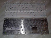 Keyboard Averatec 1000, 1020, 1050; K022309A1, 71+863118+00 (White/Matte/US) белая матовая