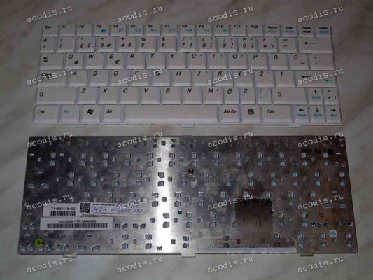 Keyboard Averatec 1000, 1020, 1050; K022309A1, 71+863118+00 (White/Matte/US) белая матовая