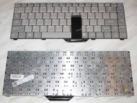 Keyboard RoverBook Partner RT6, MaxSelect Optima A140, Mowita F219 (K981180D1, 62.00301.241, 62.00318.242, K981180E1) (Grey/Matte/UK) серая матовая