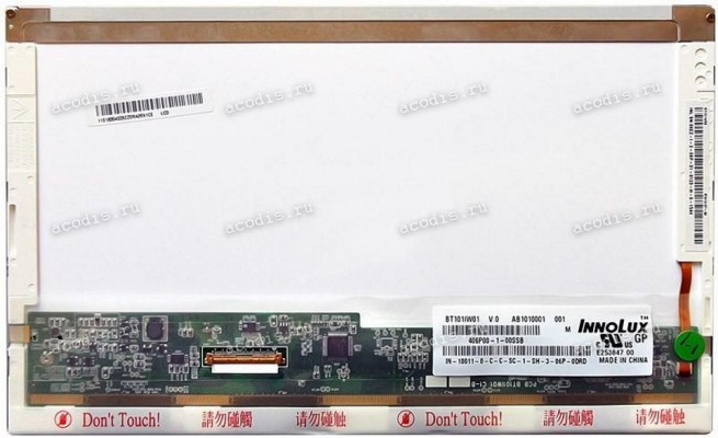 BT101IW01 V.0 1024x600 LED 40 пин  NEW