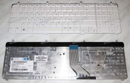 Keyboard HP/Compaq dv7-2***, dv7-3***, ???dv8, dv8-****??? (White/Glossy/GK) белая глянцевая