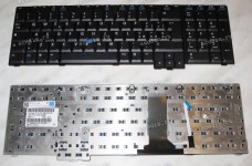 Keyboard HP/Compaq 8710P, 8710W (Black/Matte/IT) чёрная матовая PointStick