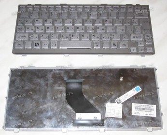 Keyboard Toshiba Satellite NB200,NB255, NB300, NB305, Portege T110, Sat.Pro T110 вар. 2 (Silver/Matte/RUO) серебр. русиф. Keyboard Toshiba Satellite NB200,NB255, NB300, NB305, Portege T110, Sat.Pro T110 вар. 2 (Silver/Matte/RUO) серебр. русиф.