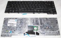 Keyboard HP/Compaq 8530p (Black/Matte/LA) черная матовая PointStick