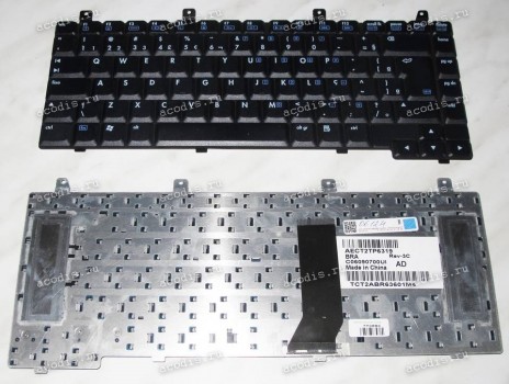 Keyboard HP/Compaq Pavilion dv5000,dv5100,NX9100,ZE2000,ZE2100,ZE2200,ZV5000,ZV6000,ZX5000(Black/Matte/BR