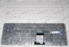 Keyboard HP/Compaq dm4-1000, dv5-2000 (White/Glossy/US) белая глянцевая