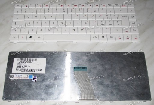 Keyboard Acer eMachines D525, D725, D736 , Gateway NV4200,4800 (White/Matte/IT)
