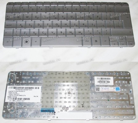 Keyboard HP/Compaq Pavilion DM1-1000 (Silver/Glossy/HB) серебристая глянцевая