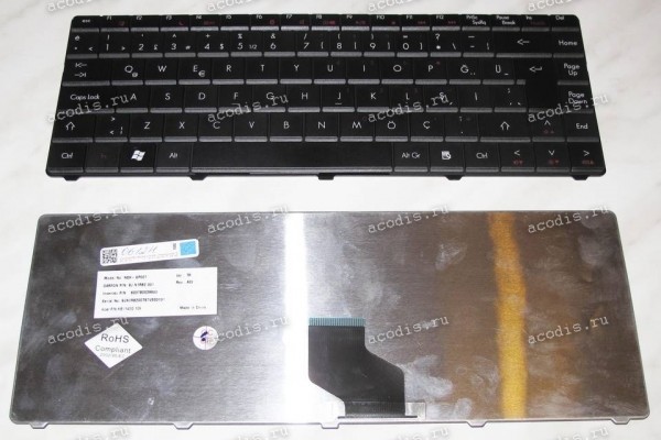 Keyboard Gateway NV4005V (Black/Matte/TR) чёрная матовая