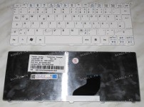 Keyboard Acer Aspire One 522, 532, 532H, Gateway LT21 (White/Matte/GR) белая матовая