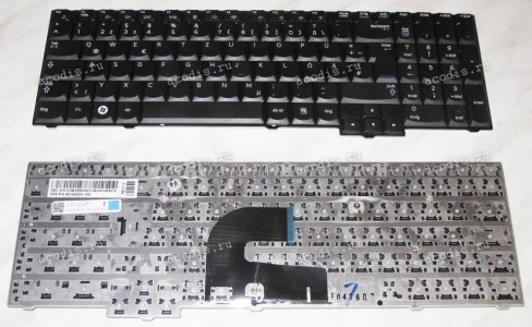 Keyboard Samsung Aegis 600B, NP600B5B-S01US (p/n: BA59-03007C) (Black/Matte/GR) чёрная матовая