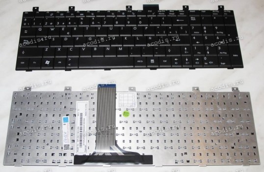 Keyboard MSI 1675 (Black/Matte/SP) чёрная матовая