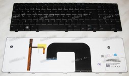 Keyboard Dell Vostro 3700 (Black/Matte/LED/TR) чёрная матовая с подсветкой