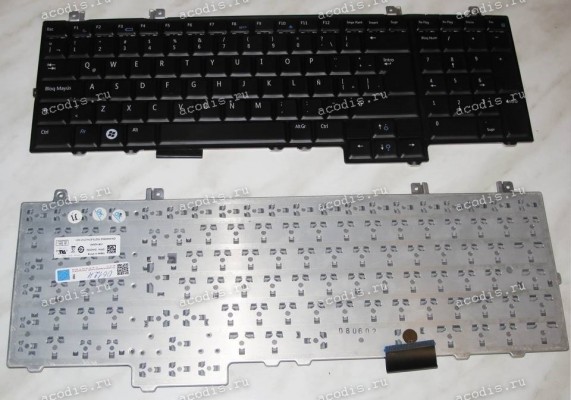 Keyboard Dell Studio 1735, 1736, 1737 (Black/Matte/LA) чёрная матовая