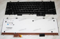 Keyboard Dell Studio 1735, 1736, 1737 (Black/Matte/LED/RUO) чёрная матовая с подсветкой