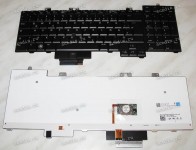 Keyboard Dell Precision M6400 (Black/Matte/LED/GR) чёрная мат. PointStick