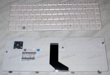 Keyboard HP/Compaq dv3-1000, dv3-2000 (White/Glossy/TR) белая глянцевая