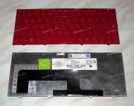 Keyboard HP/Compaq Mini 700, 1000, 1100 (Red/Glossy/RUO) красная глянцевая