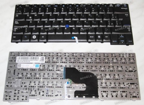 Keyboard Samsung Aegis 200B, NP200B2B, NP200B4B, NP200B5B (p/n: BA59-03034K) (Black/Matte/LA) чёрная матовая PointStick