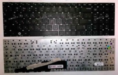 Keyboard Samsung NP300E5A, NP300V5A, NP305E5A, NP305V5A, NP300E7A 15.6" (p/n: BA59-03975C, BA59-03183A) (Black/Matte/RUO) чёрная матовая русифицированная