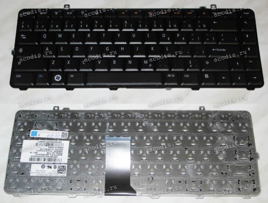Keyboard Dell Studio 1555, 1557 (Black/Matte/CA) чёрная матовая