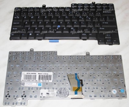 Keyboard Dell Latitude D500,D505,D600,D800,Inspiron 500m,510m,600m,8500 (Black/Matte/CA) чёрная матовая PointStick