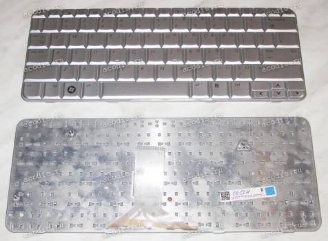 Keyboard HP/Compaq TX1000, TX1100, TX1200, TX1300, TX1400, TX2000, TX2500 (Silver/Glossy/US) серебряная