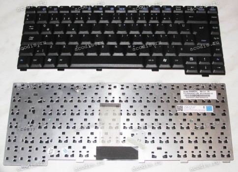 Keyboard Asus A3, A3G/H/L/N, A3000, A6000*,A6*, Z9, Z9100 нерусифицированная (Black/Matte/TR) чёрн. мат