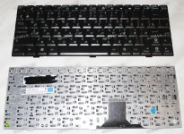 Keyboard Asus eeePC 1000, 1000H, 1000HE, 1000HA, 1000HD (Black/Matte-special/RUO) чёрная матовая с блёст.