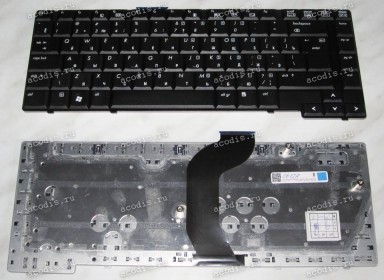 Keyboard HP/Compaq 6730B, 6735B (Black/Matte/RUO) черная матовая